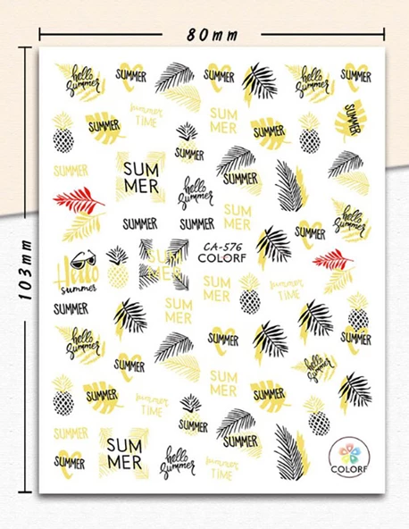 Tırnak Sticker ürün görseli 1