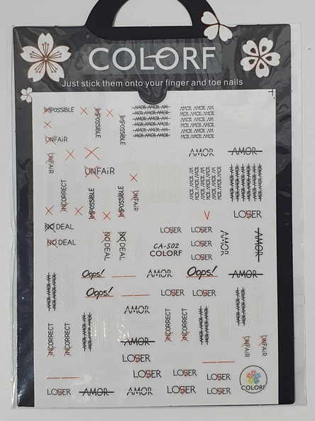 Tırnak Sticker - Resim 4