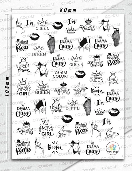 Tırnak Sticker ürün görseli 1