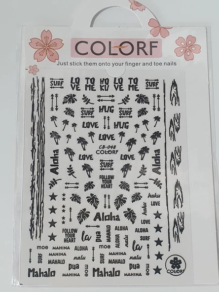 Tırnak Sticker CB-048 B ürün görseli 1