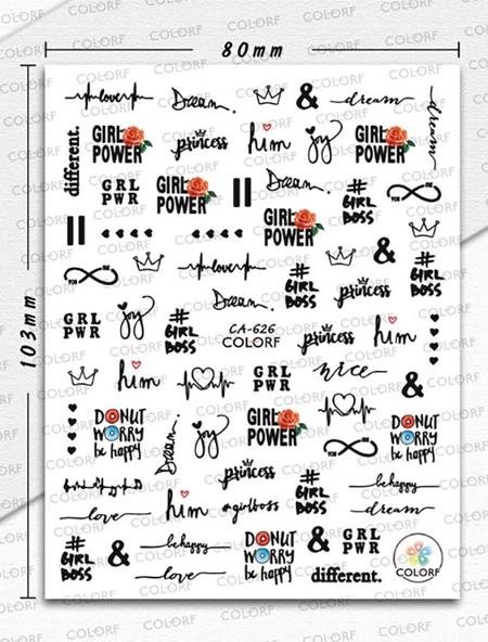 Tırnak Sticker ürün görseli 1