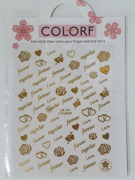 Tırnak Sticker CB-101 G - Resim 2