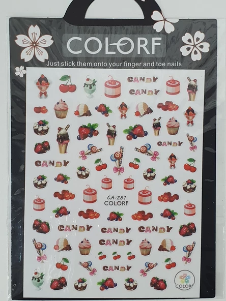 Tırnak Sticker CA-281 - Resim 4