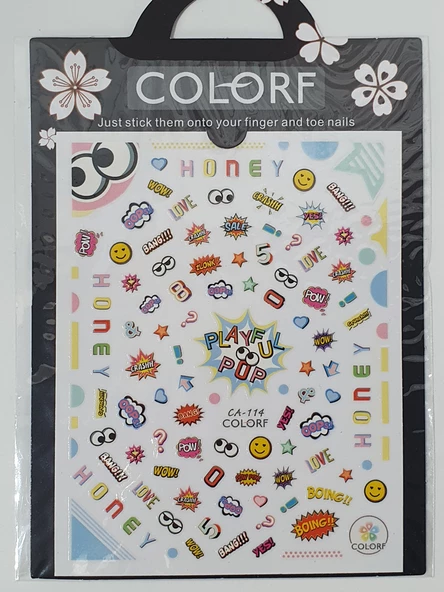 Tırnak Sticker CA-114 - Resim 4