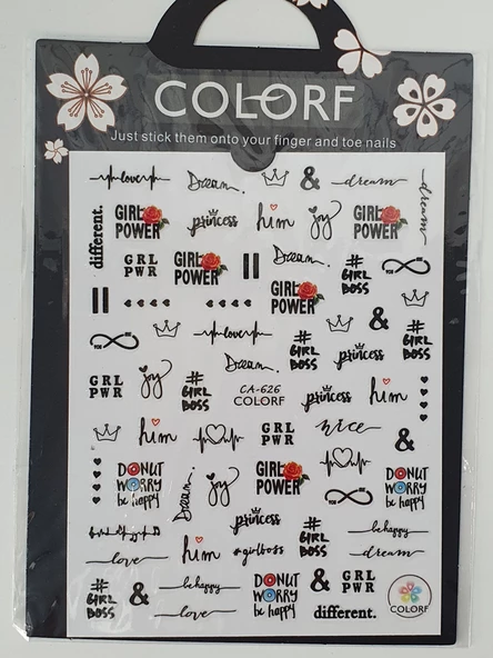 Tırnak Sticker - Resim 4