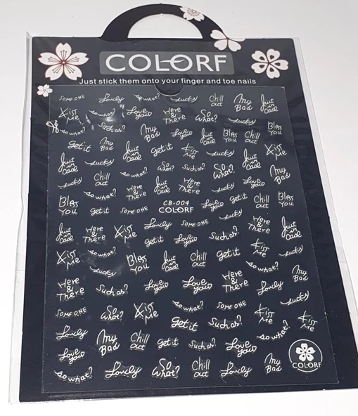 Tırnak Sticker CB-004 W ürün görseli 1