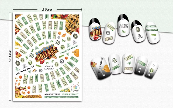 Tırnak Sticker - Resim 3