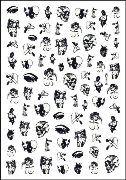 Tırnak Sticker MG201011-43 ürün görseli 1