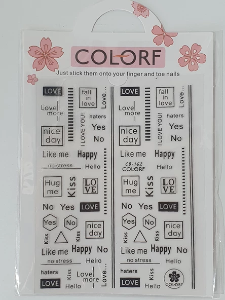 Tırnak Sticker CB-162 - Resim 2
