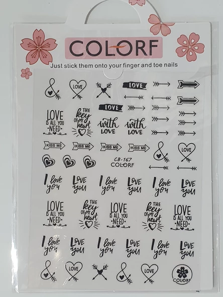 Tırnak Sticker CB-167 B - Resim 2