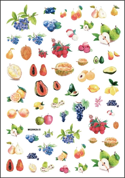 Tırnak Sticker MG200628-33 ürün görseli 1