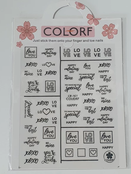 Tırnak Sticker CB-161 - Resim 2