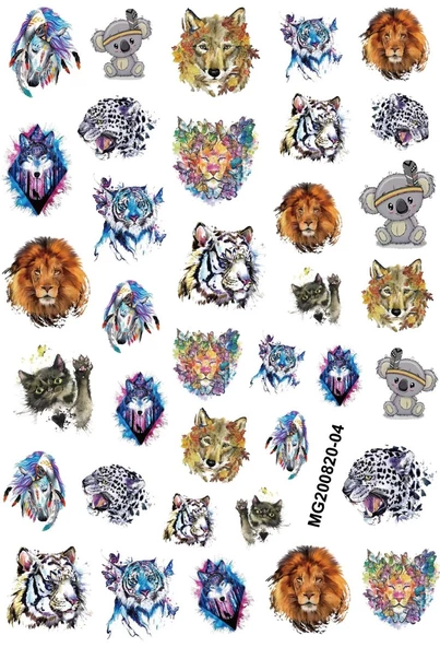 Tırnak Sticker MG200820-04 ürün görseli 1