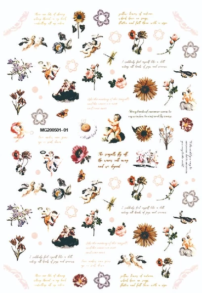 Tırnak Sticker MG200501-01 ürün görseli 1