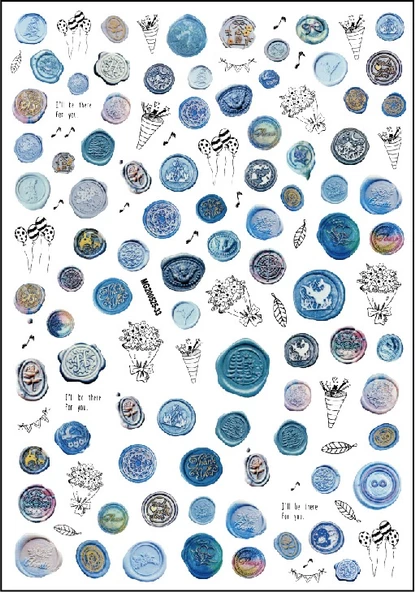 Tırnak Sticker MG200525-33 ürün görseli 1