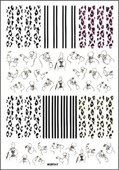 Tırnak Sticker MG200726-37 ürün görseli 1