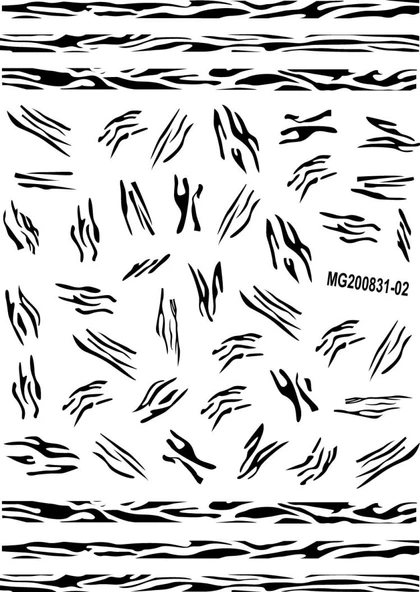 Tırnak Sticker MG200831-02 ürün görseli 1