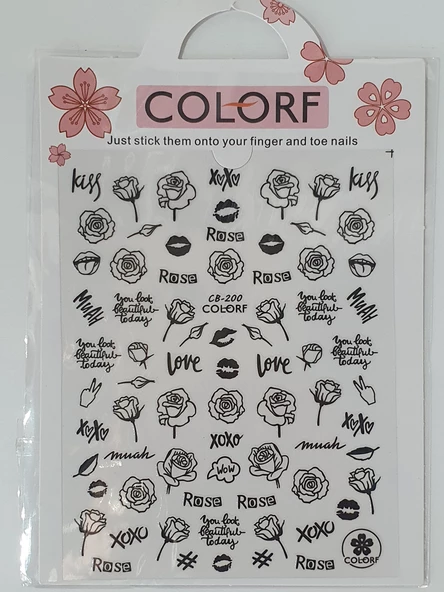Tırnak Sticker CB-200 - Resim 2