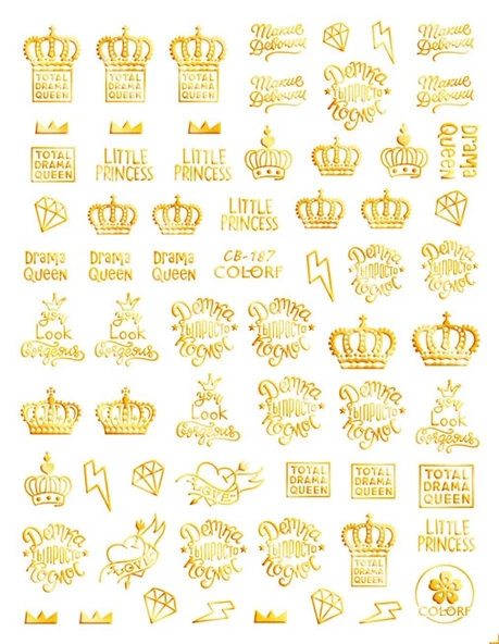 Tırnak Sticker CB-187 G ürün görseli 1