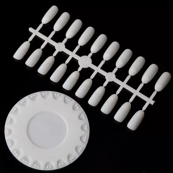 20 li Yuvarlak Tırnak Renk Kartelası ürün görseli 1