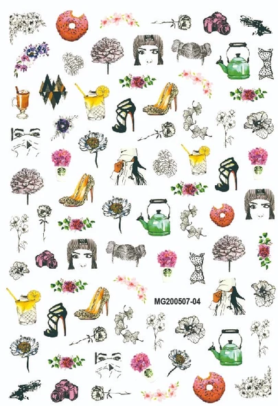 Tırnak Sticker MG200507-04 ürün görseli 1