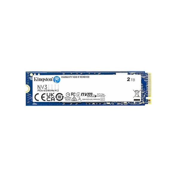 2Tb Kıngston Nv3 Snv3S/2000G 6000/5000Mb/S M.2 Nvme Pcıe 4.0 ürün görseli 1