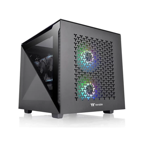 THERMALTAKE Divider 200 TG CA-1V1-00S1WN-01 Gaming Micro ATX PC Kasası ürün görseli 1