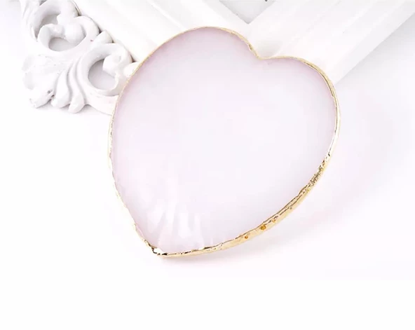 Dekoratif Nail Art Oje ve Boya Karıştırma Paleti Kalp ürün görseli 1