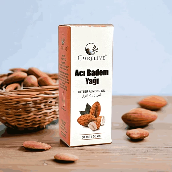 CURELIVE Acı Badem Yağı 50 ml ürün görseli 1