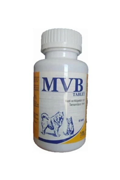 Mvb Kedi Köpek Vitamin Mineral 50 Tablet ürün görseli 1