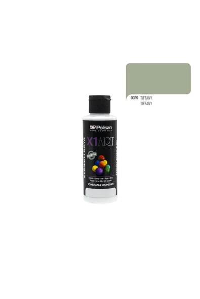 Polisan X1art Vernikli Hobi Boyası 120ml - 0039 Tifany ürün görseli 1