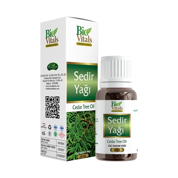 Bio Vitals Sedir Yağı 20 Ml ürün görseli 1