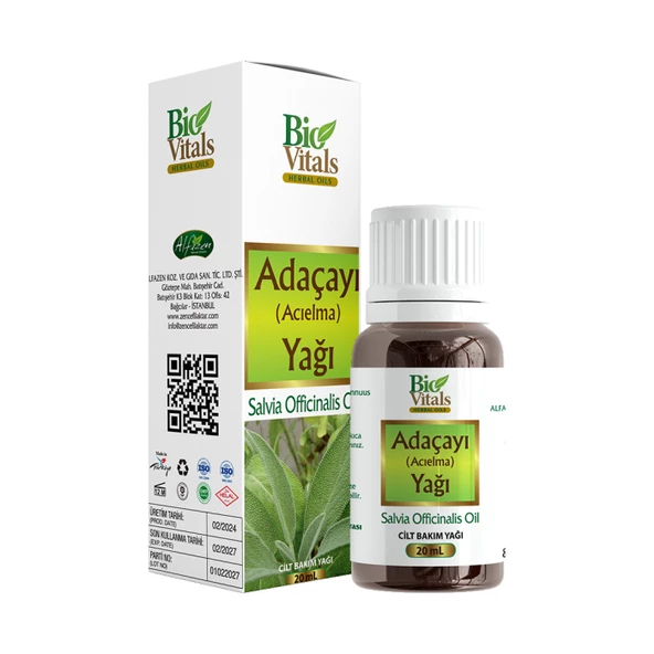 Bio Vitals Adaçayı Yağı 20 ml ürün görseli 1