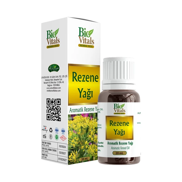 Bio Vitals Rezene Yağı 20 ml ürün görseli 1