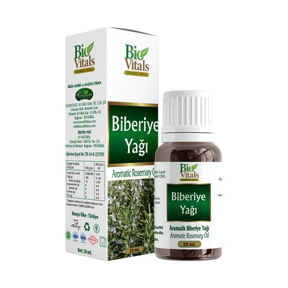 Bio Vitals Biberiye Yağı 20 ml ürün görseli 1