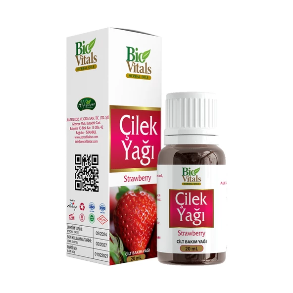 Bio Vitals Çilek Yağı 20 ml ürün görseli 1