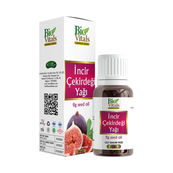 Bio Vitals İncir Çekirdeği Yağı 20 ml ürün görseli 1