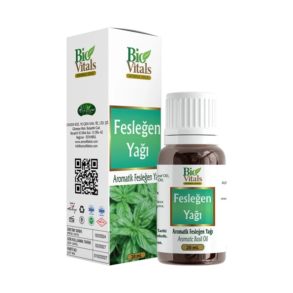 Bio Vitals Fesleğen Yağı 20 ml ürün görseli 1