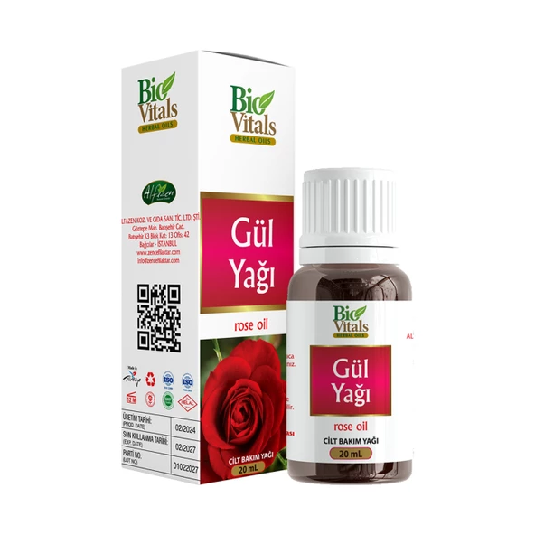 Bio Vitals Gül Yağı 20ml ürün görseli 1
