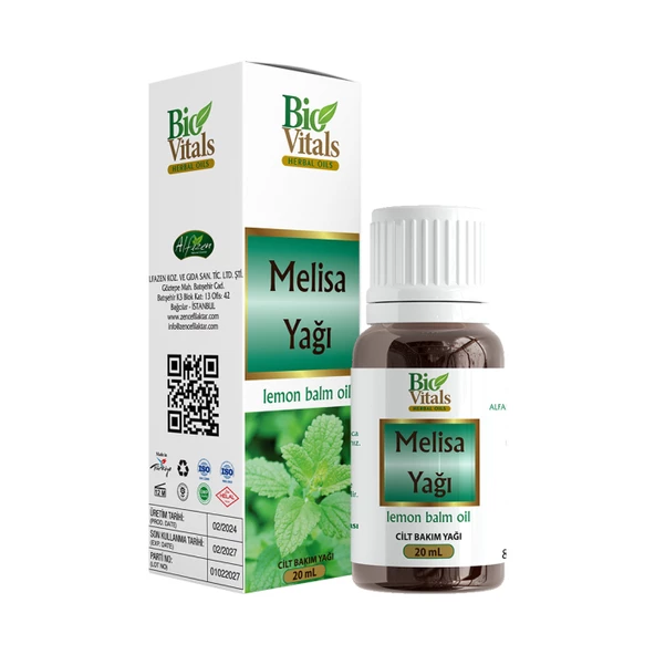 Bio Vitals Melisa Yağı 20 ml ürün görseli 1