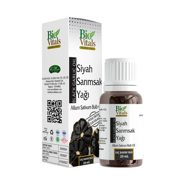 Bio Vitals Siyah Sarımsak Yağı 20 ml ürün görseli 1