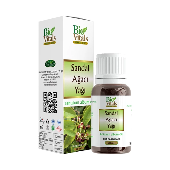 Bio Vitals Sandal Ağacı Yağı 20 ml ürün görseli 1