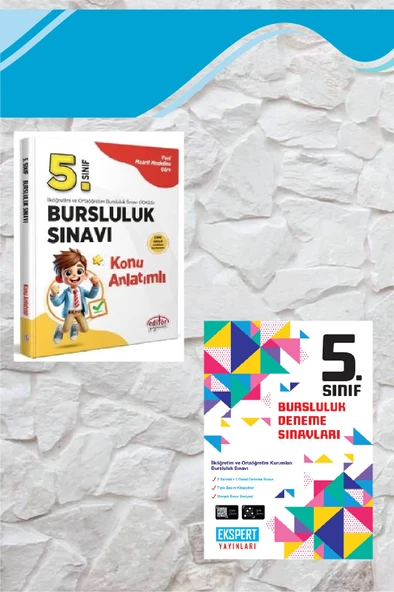5.Sınıf Bursluluk Sınavı Konu Anlatımlı + Deneme Sınavı ürün görseli 1