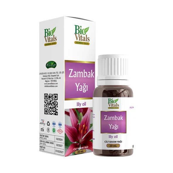 Bio Vitals Zambak Yağı 20 ml ürün görseli 1