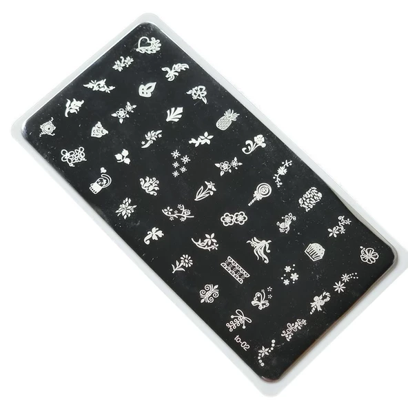 Nail Art Stamping Baskı Plakası TO-002 ürün görseli 1