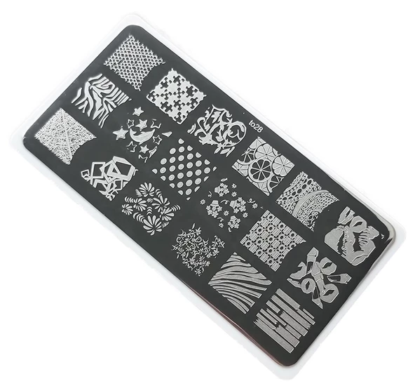 Nail Art Stamping Baskı Plakası TO-028 ürün görseli 1