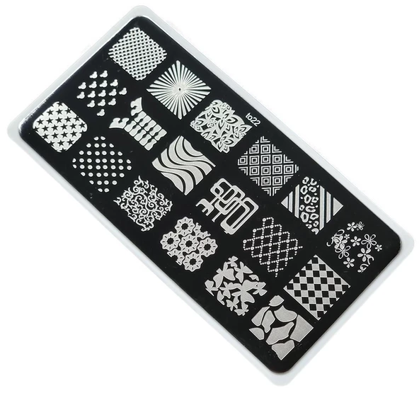 Nail Art Stamping Baskı Plakası TO-022 ürün görseli 1