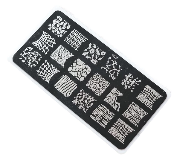 Nail Art Stamping Baskı Plakası TO-020 ürün görseli 1