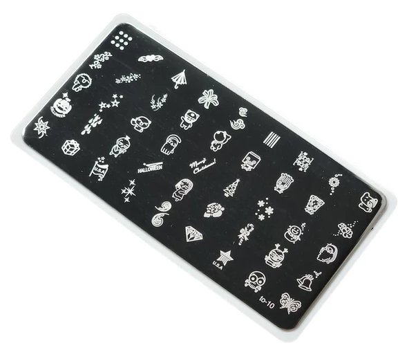 Nail Art Stamping Baskı Plakası TO-010 ürün görseli 1