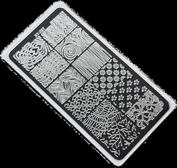 Nail Art Stamping Baskı Plakası XY-Z07 ürün görseli 1